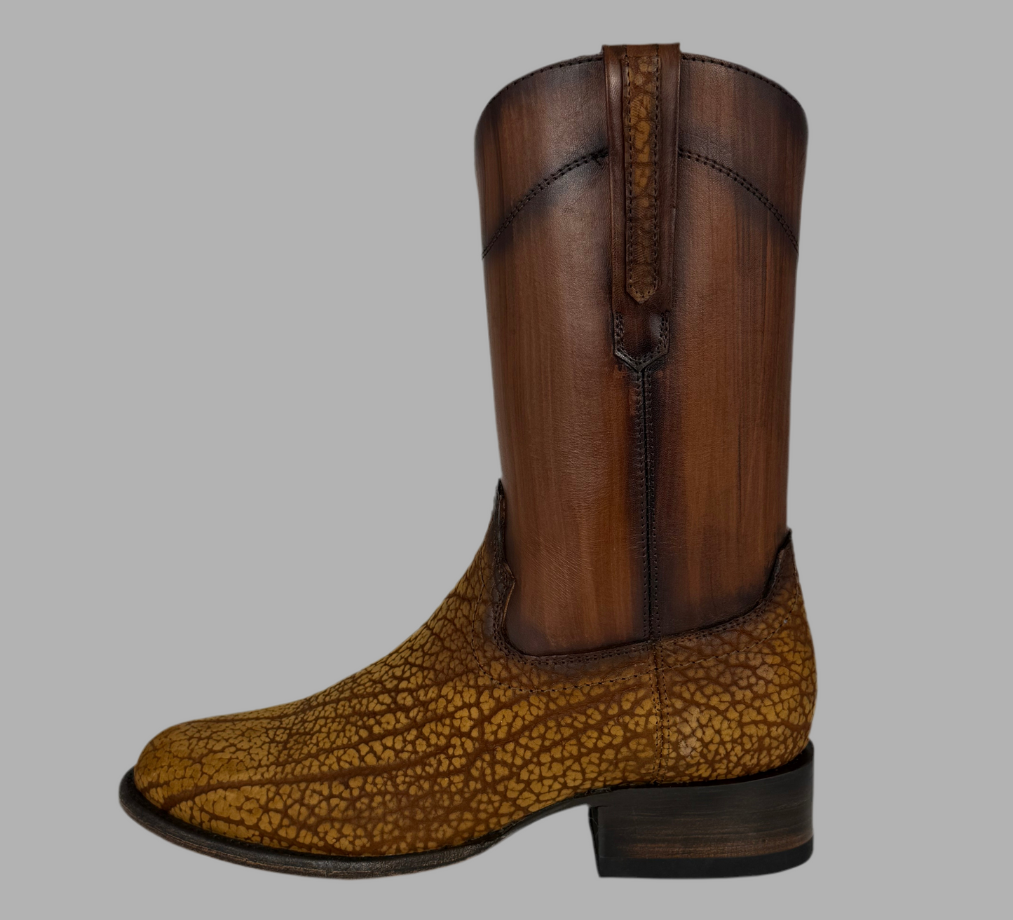 Bota Cuello De Toro Color Miel Modelos Invasor