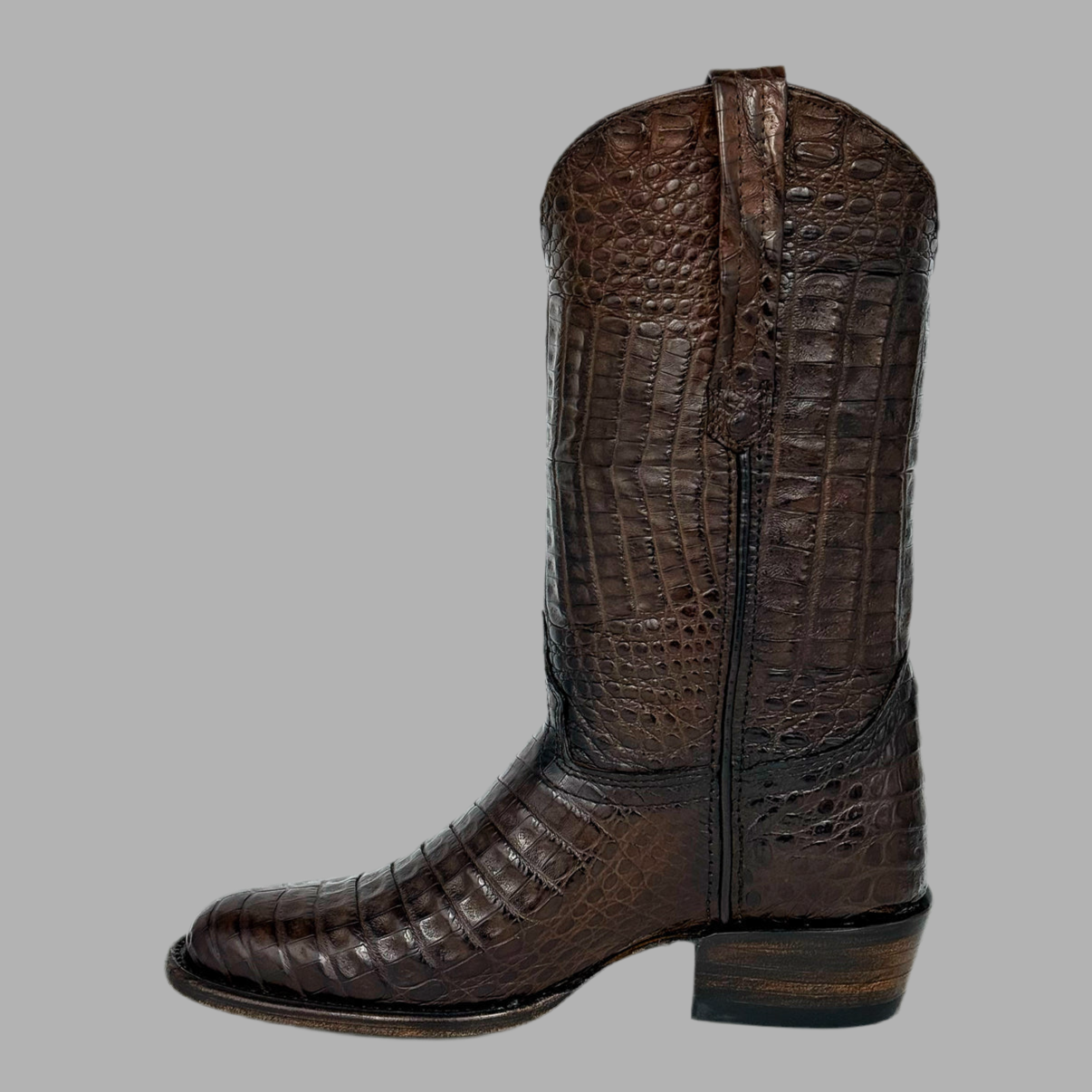 Bota Cowboy Caimán Fuscus Full Tabaco