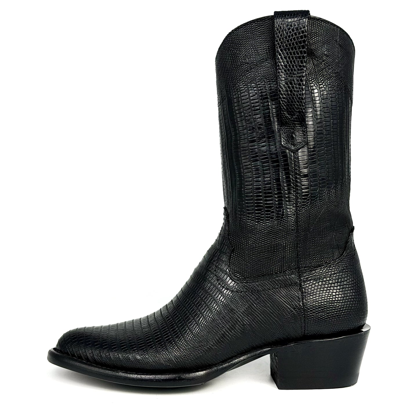 EMMA HIGH FULL LIZARD BLACK