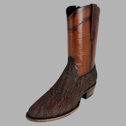 Bota Modelo Invasor Elefante Tabaco Rústico