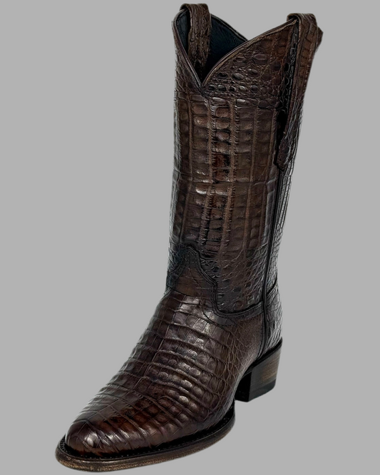 Bota Cowboy Caimán Fuscus Full Tabaco