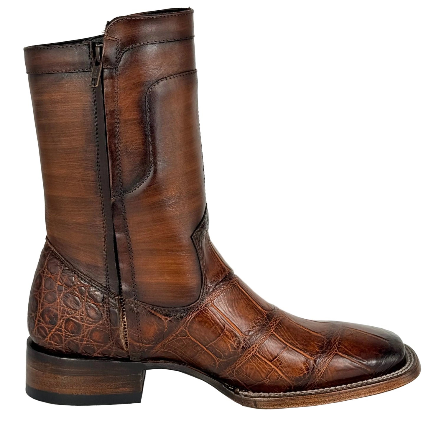 CHRISTIAN ALLIGATOR MIEL QUEMADO BULLDOG