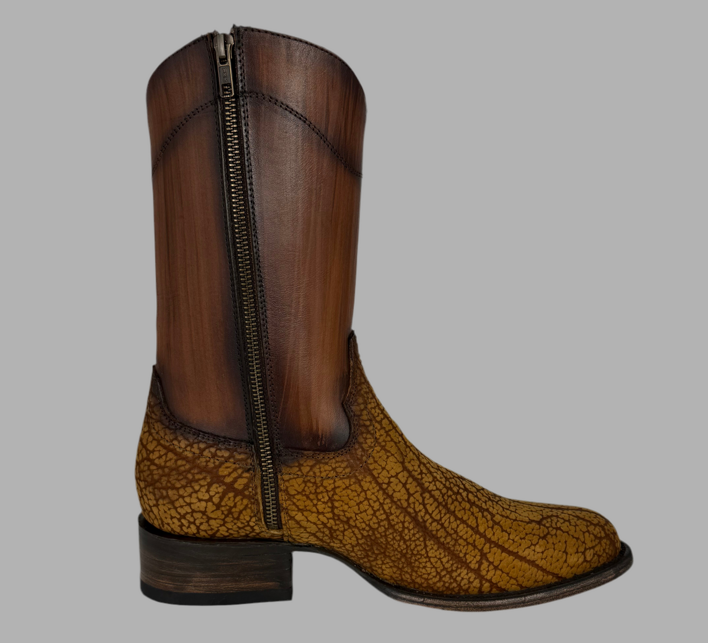 Bota Cuello De Toro Color Miel Modelos Invasor