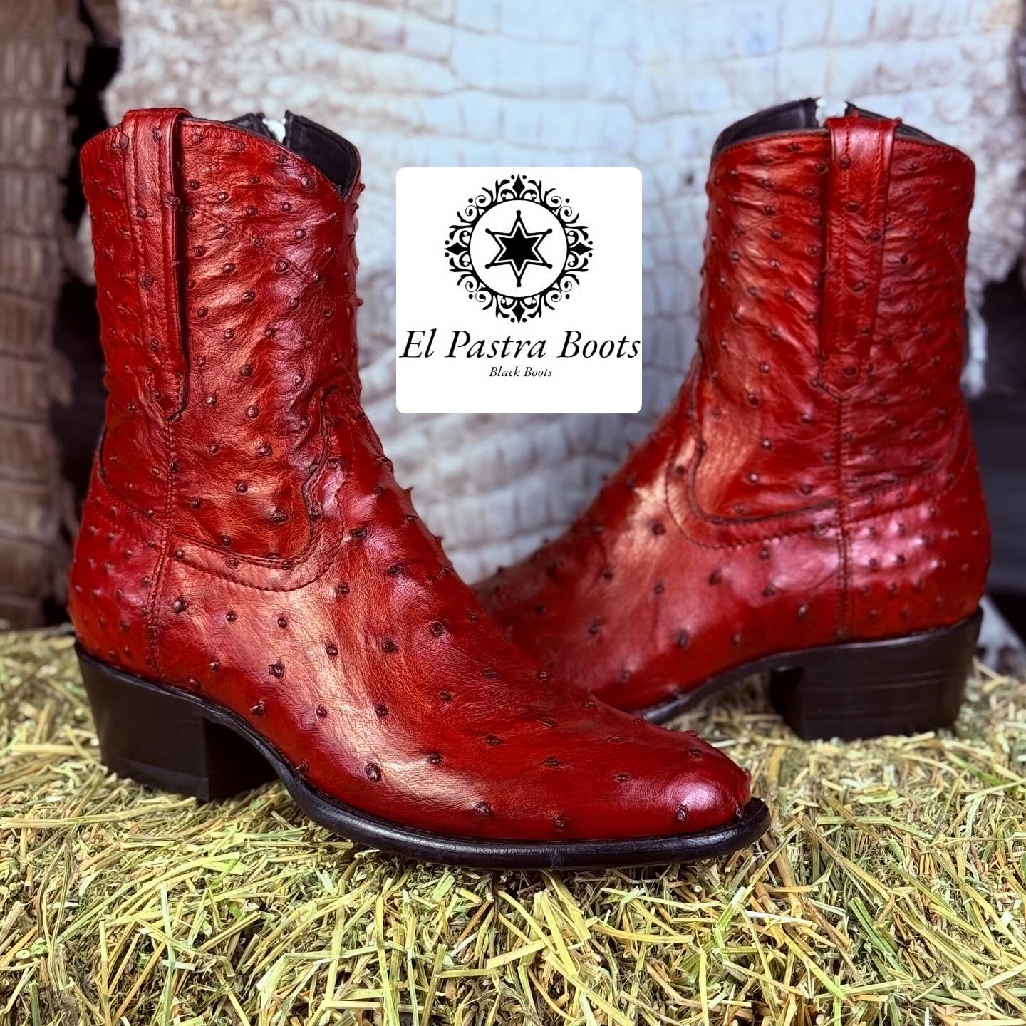 Botin Emma Avestruz Full