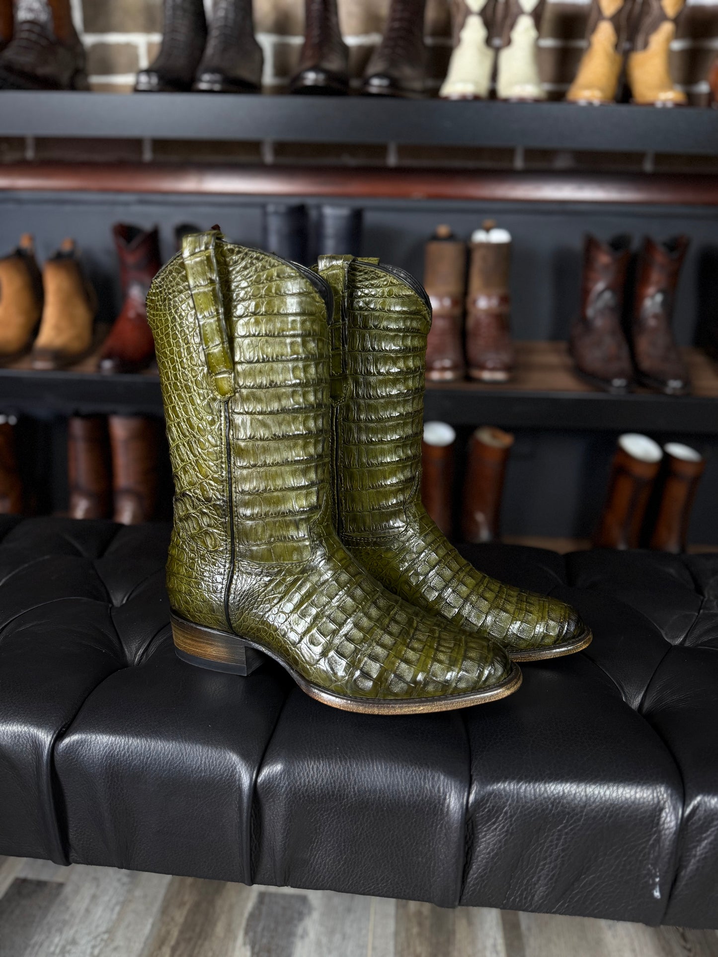 COWBOY FULL COCODRILO GREEN￼