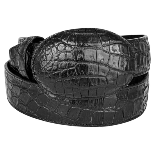 CINTÓ COCODRILO BLACK HEBILLA VAQUERA