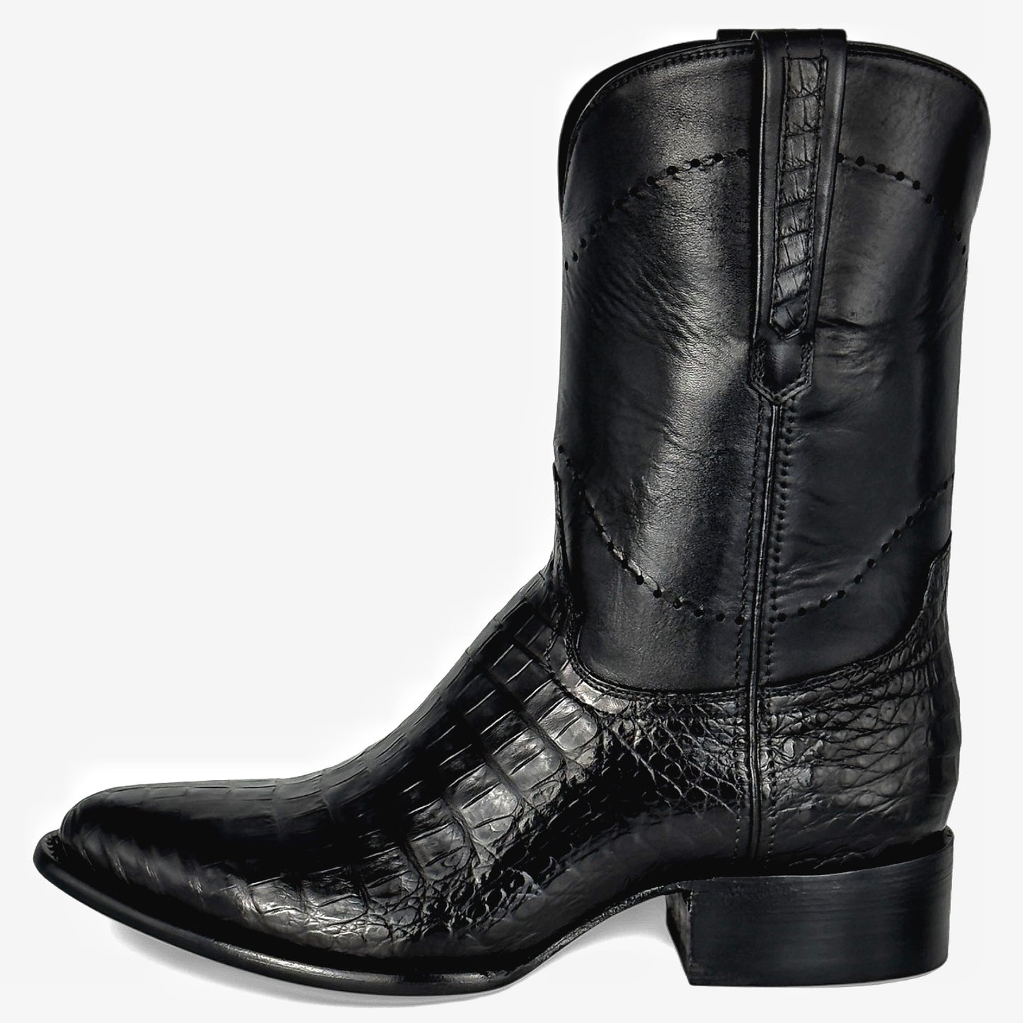 COWBOY COCODRILO BLACK TEXAS