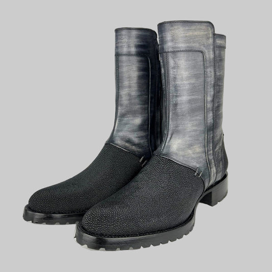 Bota Paulo mantarraya Black Track