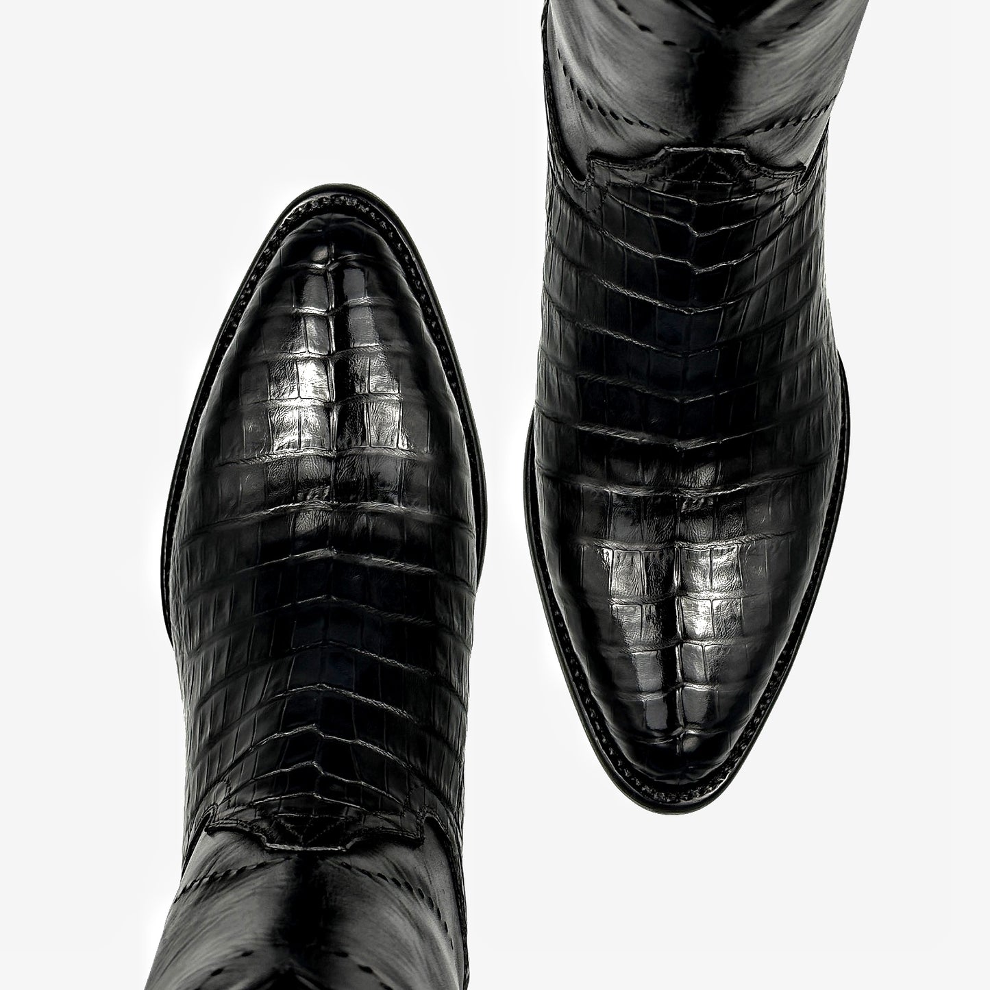 COWBOY COCODRILO BLACK TEXAS