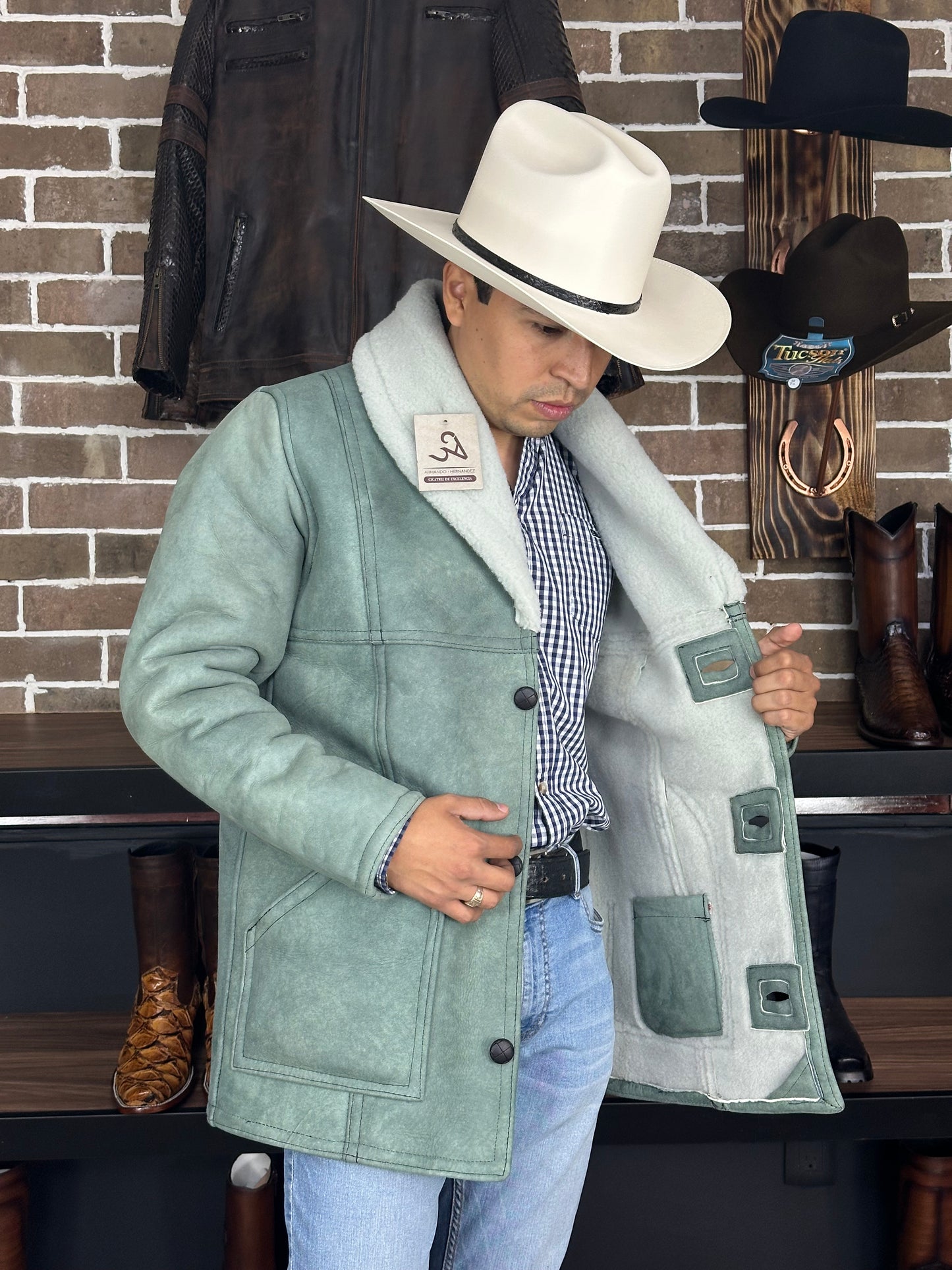 CHAMARRA WESTERN MENTA ￼