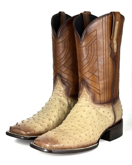 COWBOY AVESTRUZ AVELLANA SOMBREADO BULLDOG