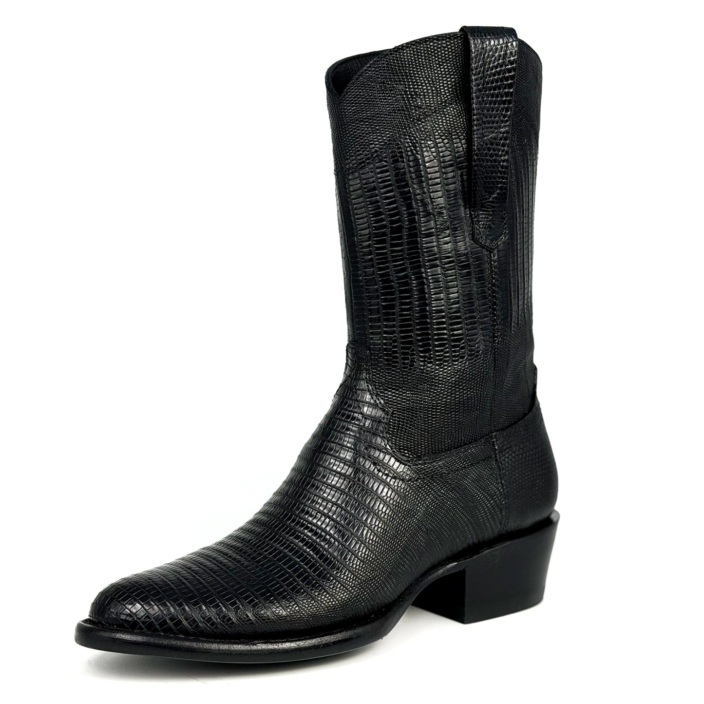 EMMA HIGH FULL LIZARD BLACK