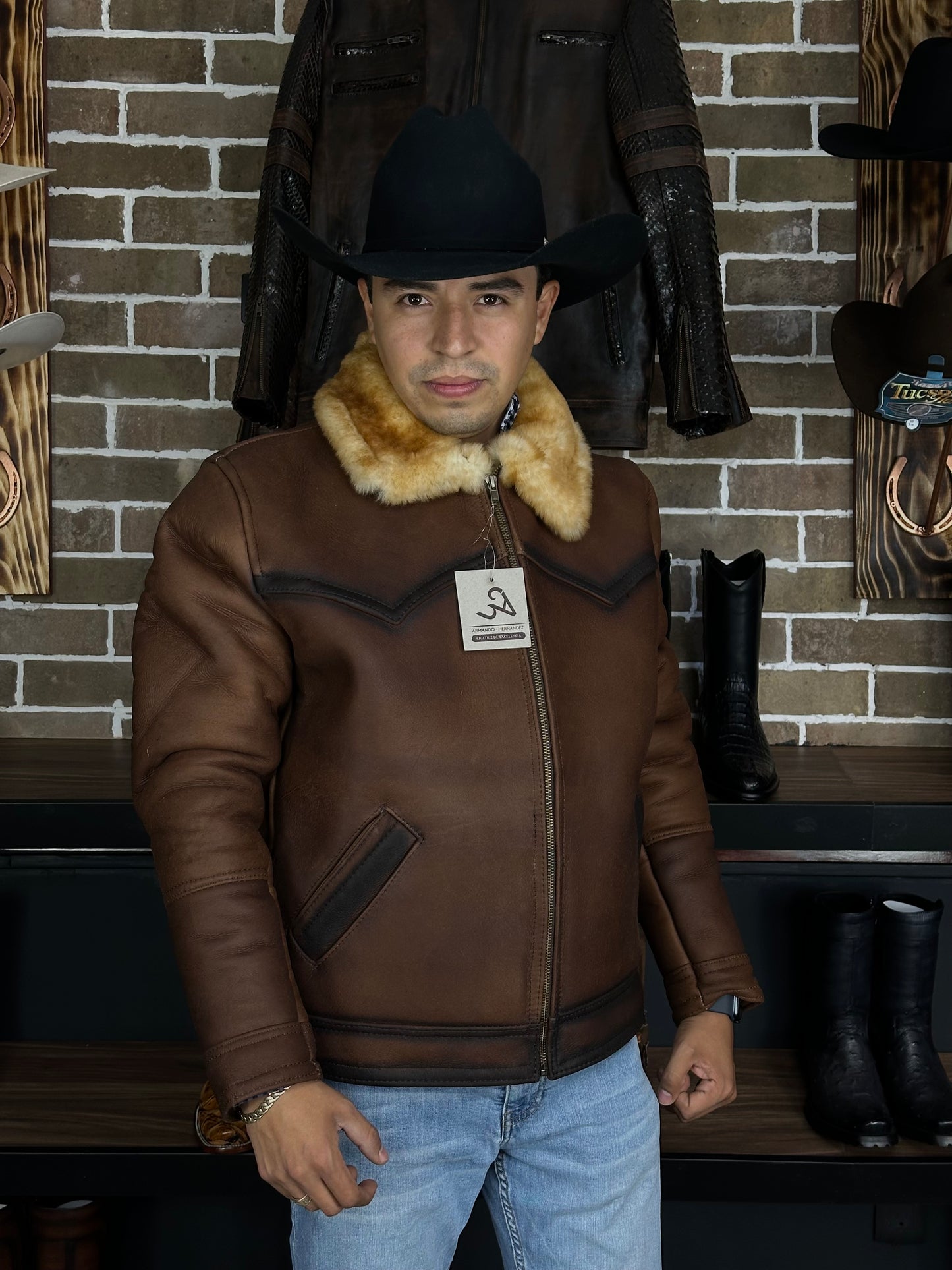 CHAMARRA COWBOY SOMBREADA
