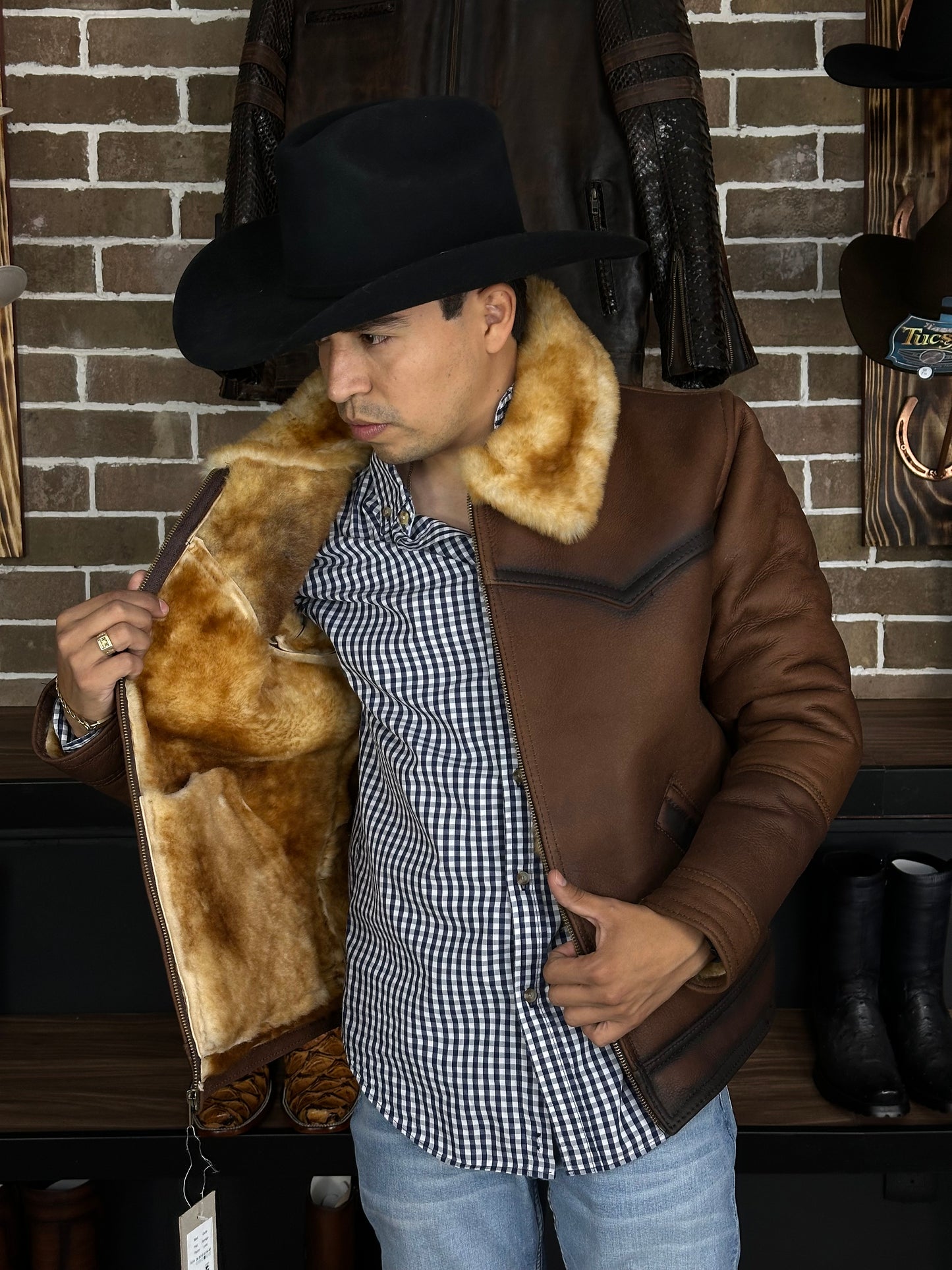 CHAMARRA COWBOY SOMBREADA