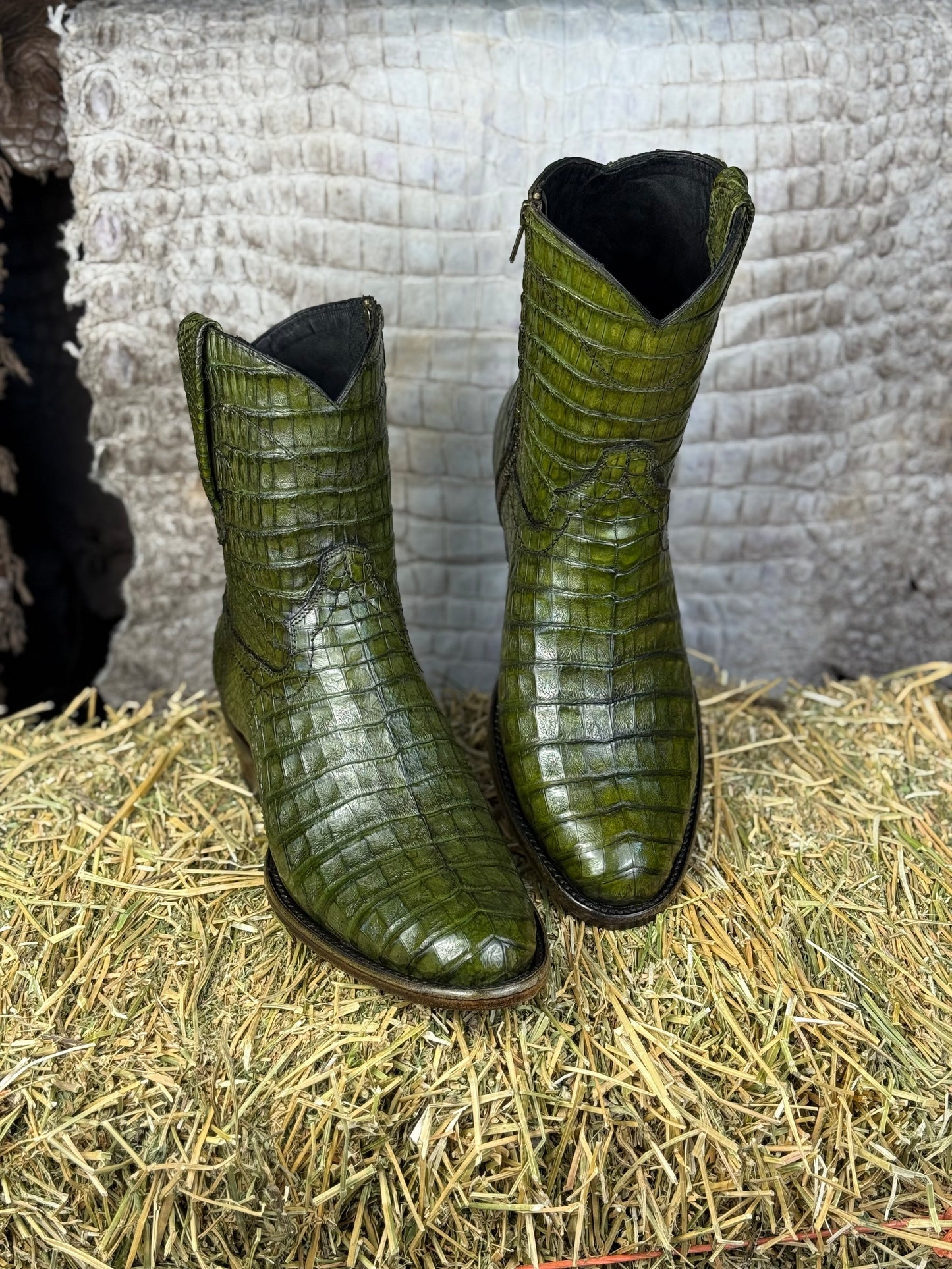 Emma Full Cocodrilo Fuscus Green