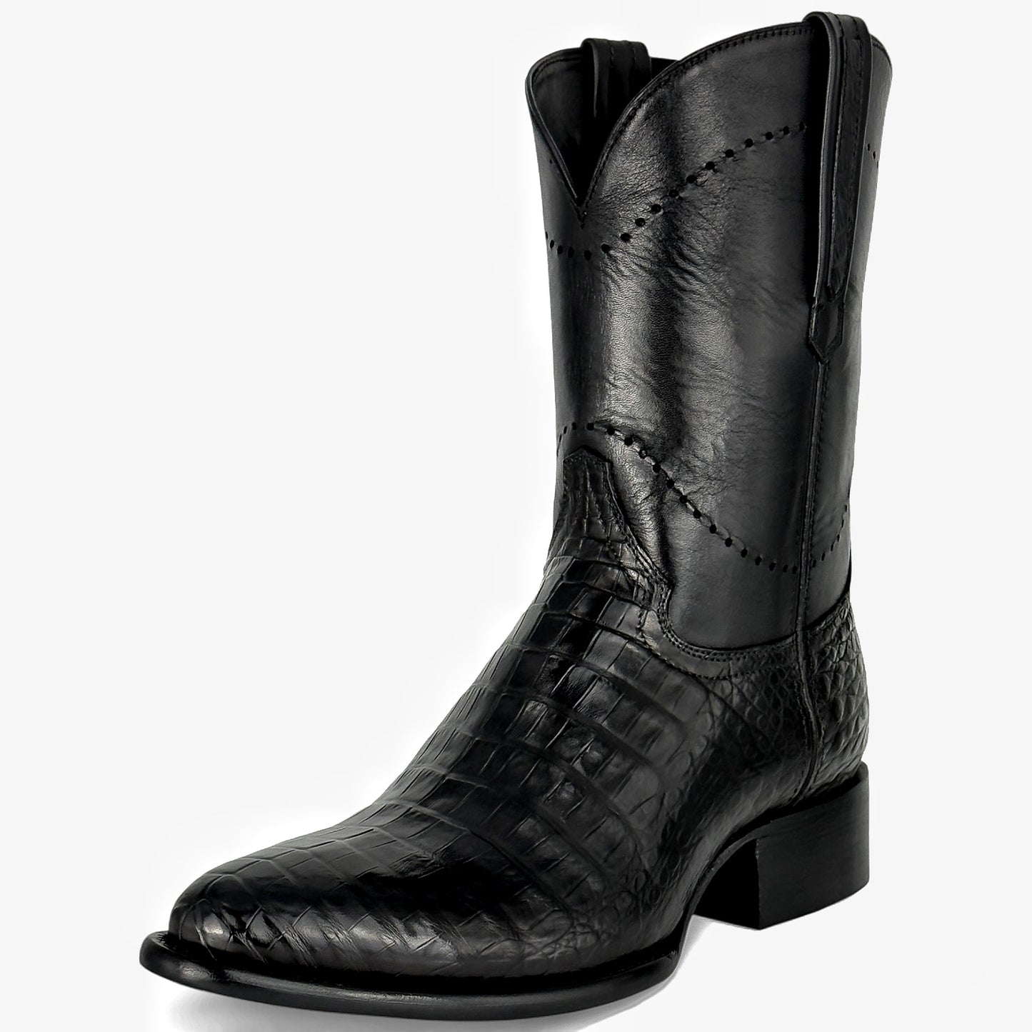 COWBOY COCODRILO BLACK TEXAS