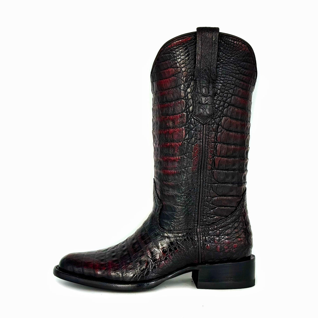 COWBOY RED BLACK FULL COCODRILO