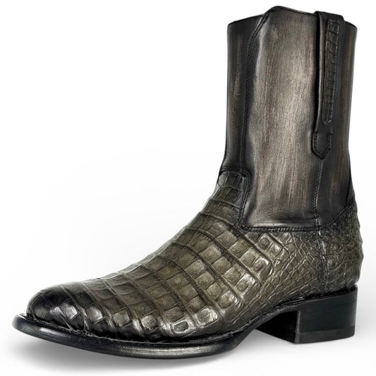 BOTÍN ARTHUR COCODRILO GREY