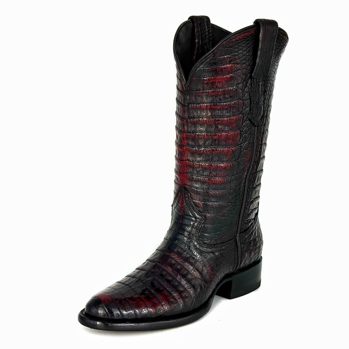 COWBOY RED BLACK FULL COCODRILO