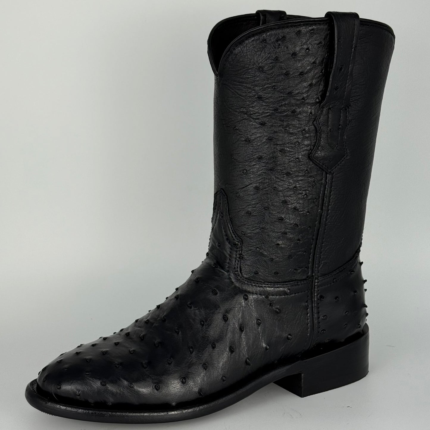 Bota Roper Full Avestruz Black