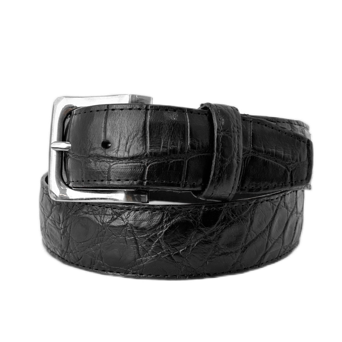 CINTO COCODRILO BLACK DE VESTIR